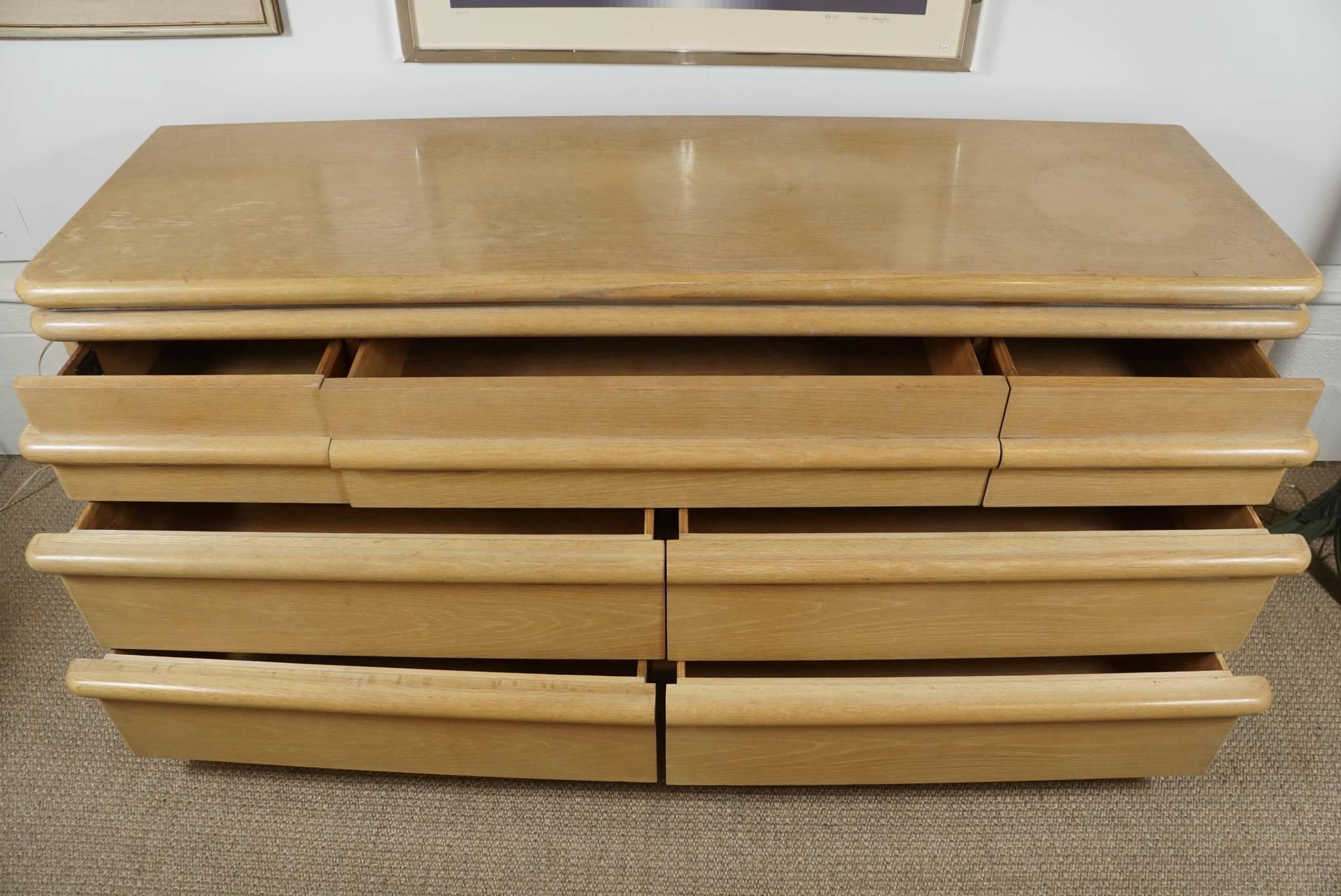 Jay Spectre Dresser in Blonde Oak In Good Condition For Sale In Hudson, NY