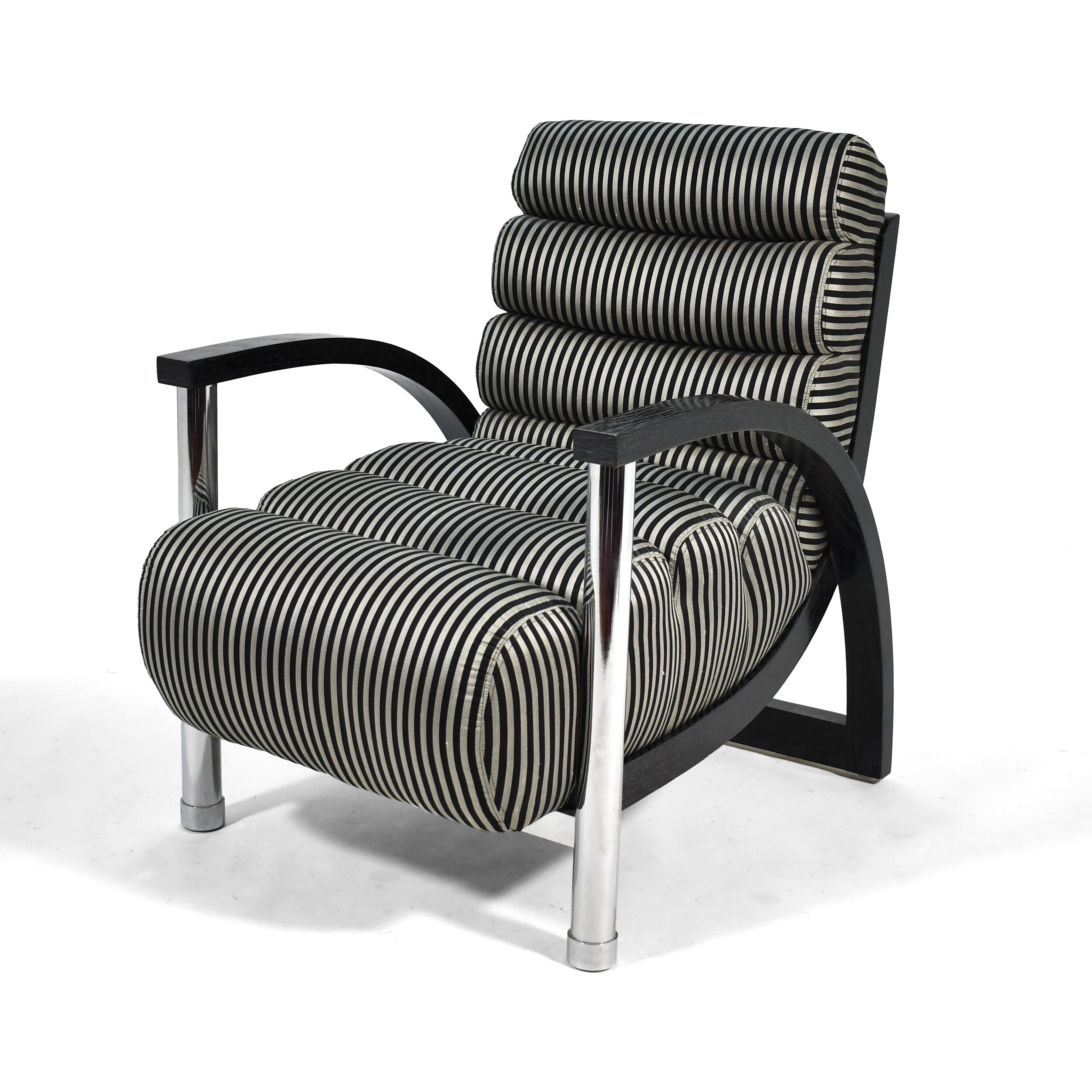 Post-Modern Jay Spectre Eclipse Chair by Century For Sale