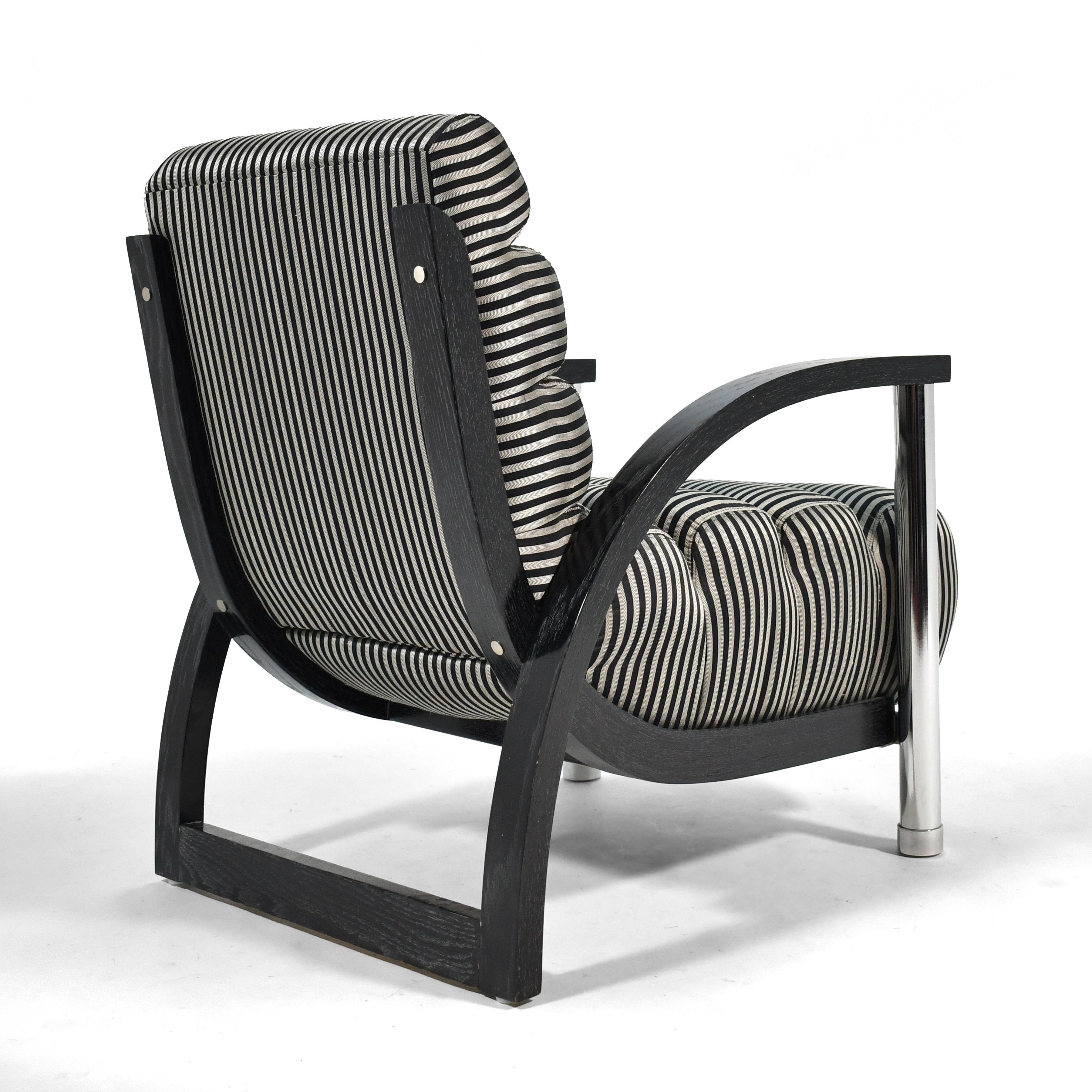 Chrome Jay Spectre Eclipse Chair by Century For Sale