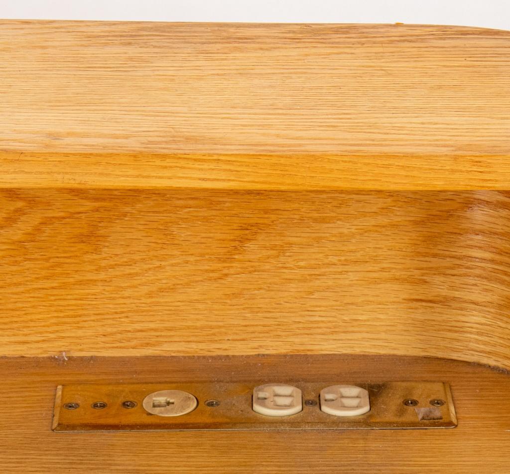Art Deco Jay Spectre for Century Deco Manner Oak Desk