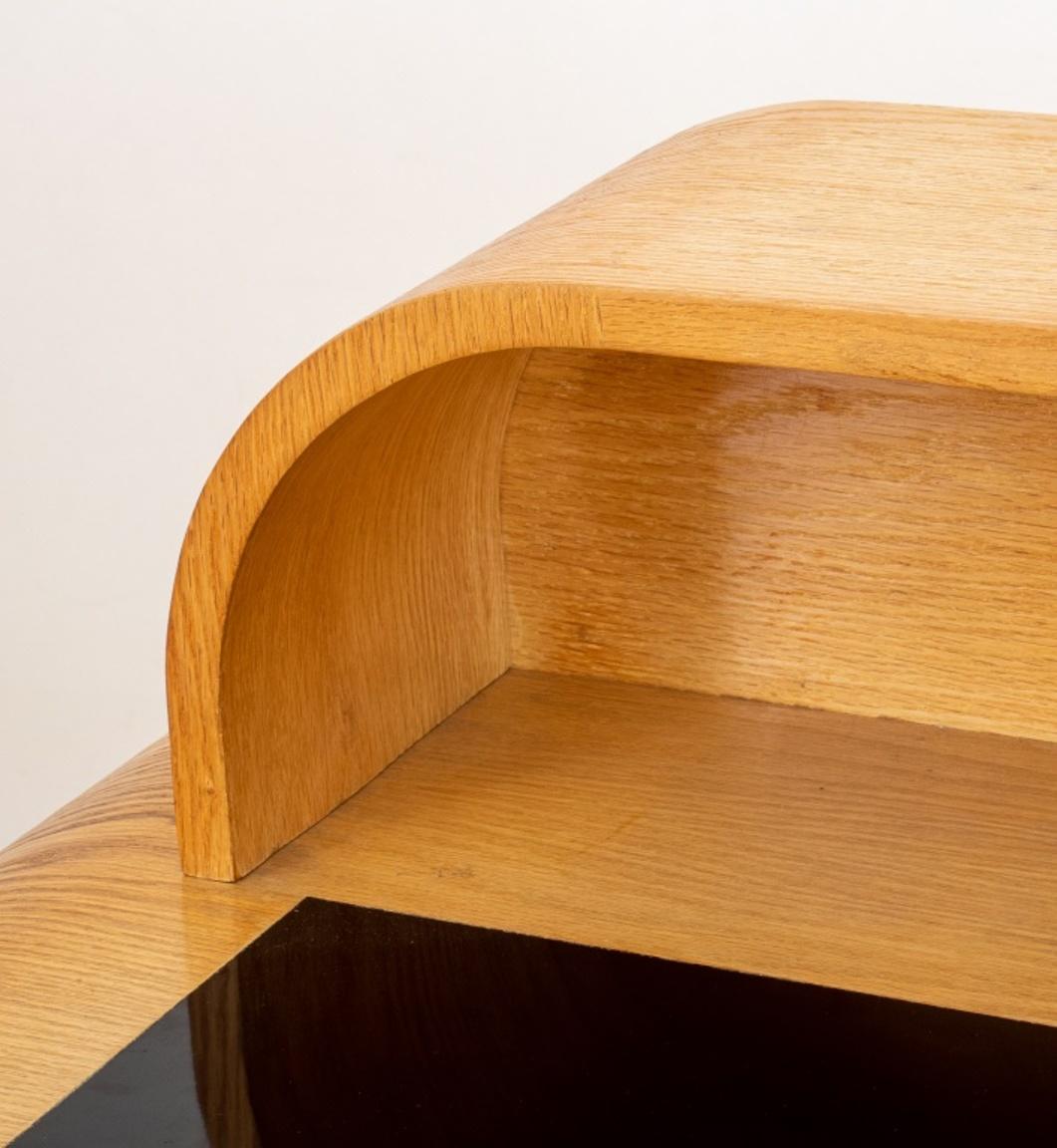 20th Century Jay Spectre for Century Deco Manner Oak Desk