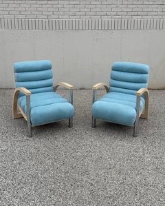 Jay Spectre per Century Furniture - Sedie da salotto The Eclipse con influenze Art Deco