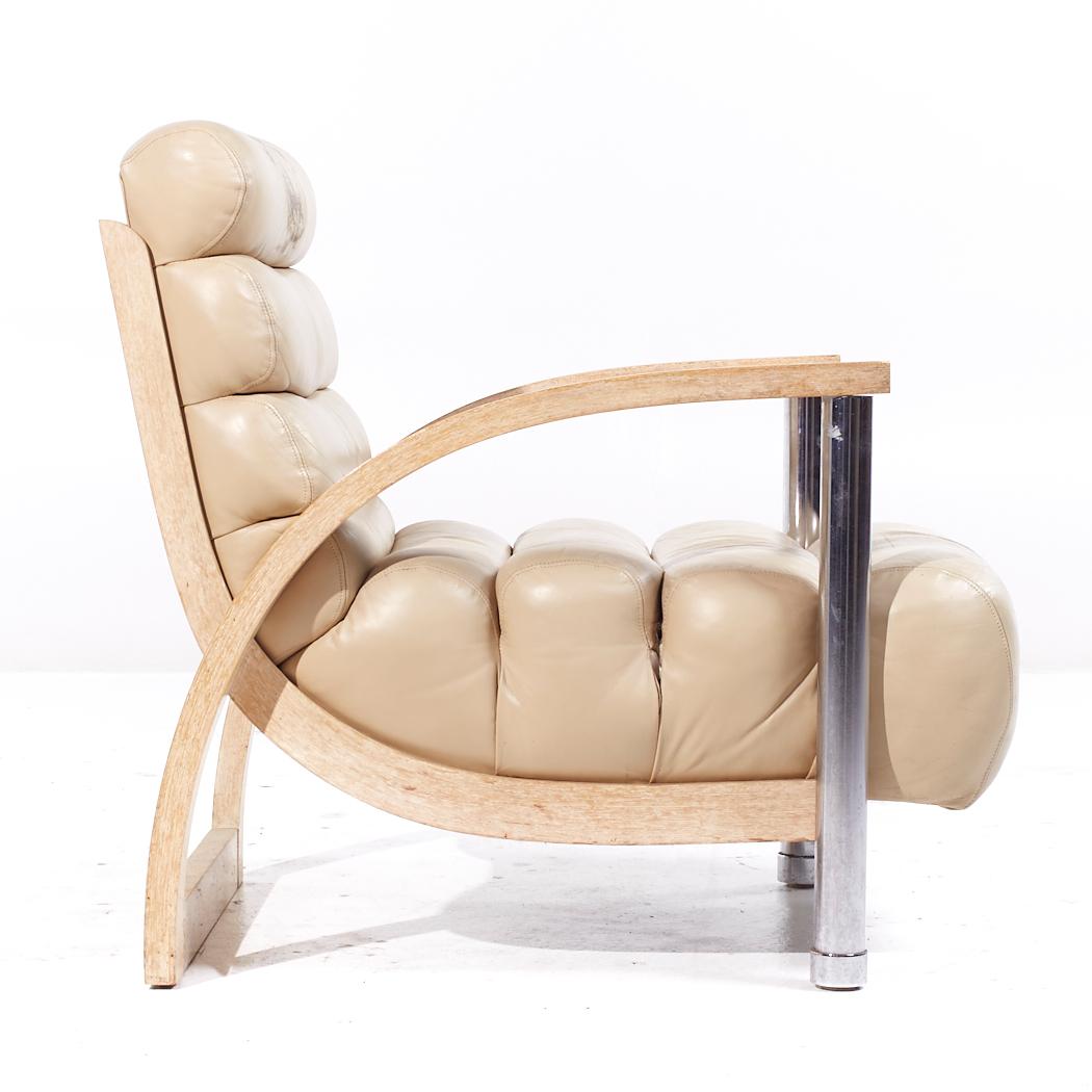 Jay Spectre for Century Furniture Mid Century Eclipse Lounge Chair - Pair For Sale 3