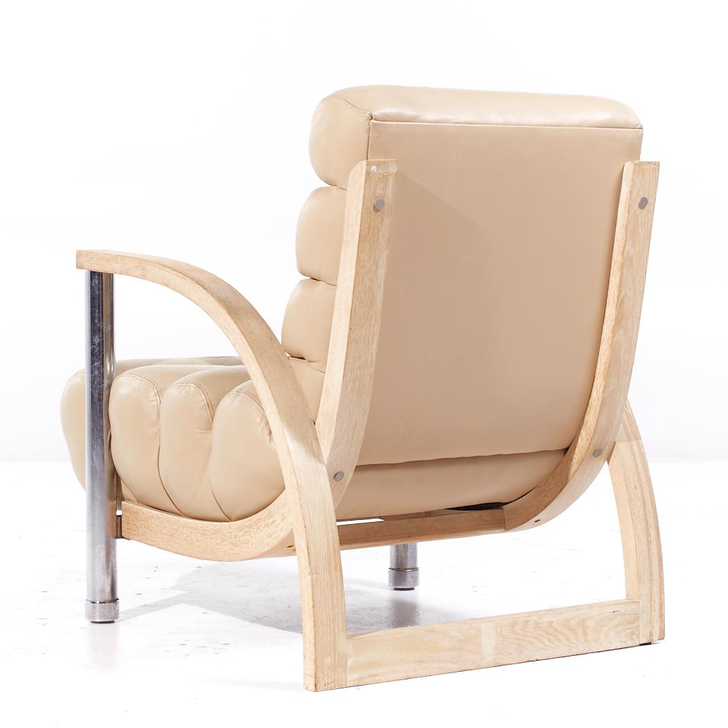 Jay Spectre for Century Furniture Mid Century Eclipse Lounge Chair - Pair For Sale 2
