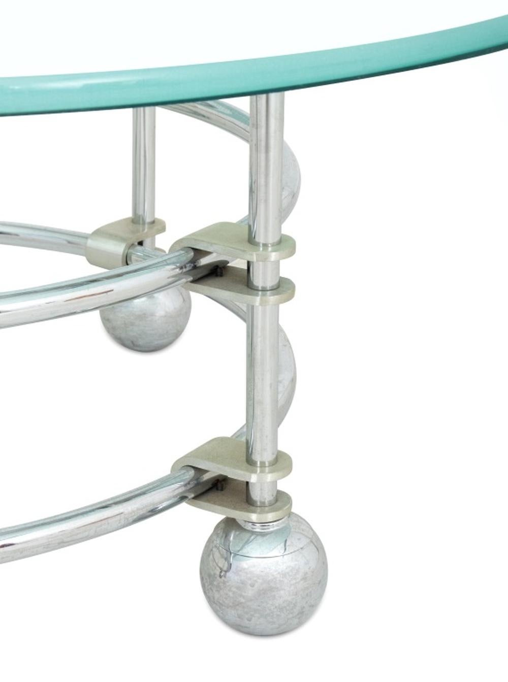 Jay Spectre for Century Glass Top Coffee Table 1