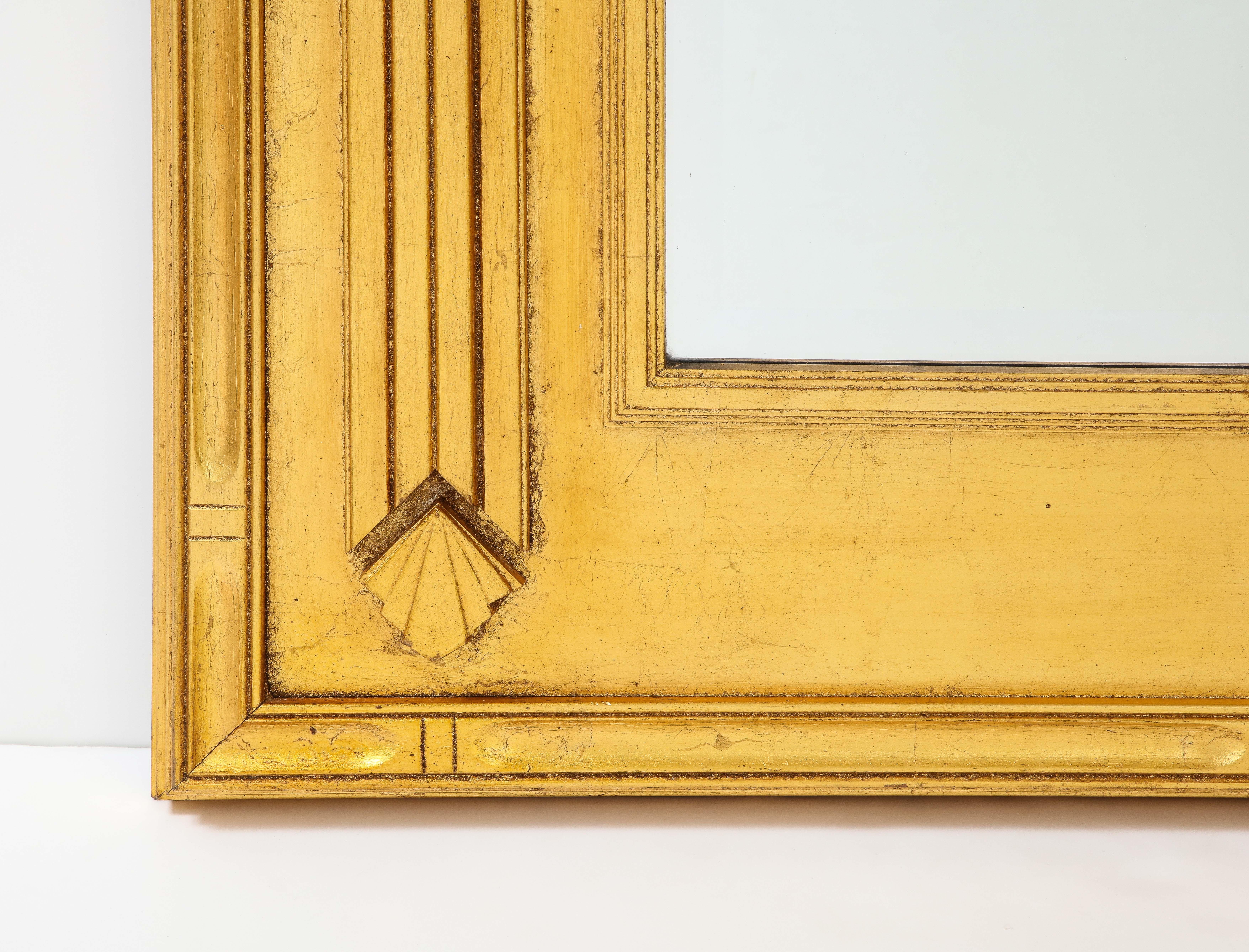 Jay Spectre Gilt Wall Mirror For Sale 2