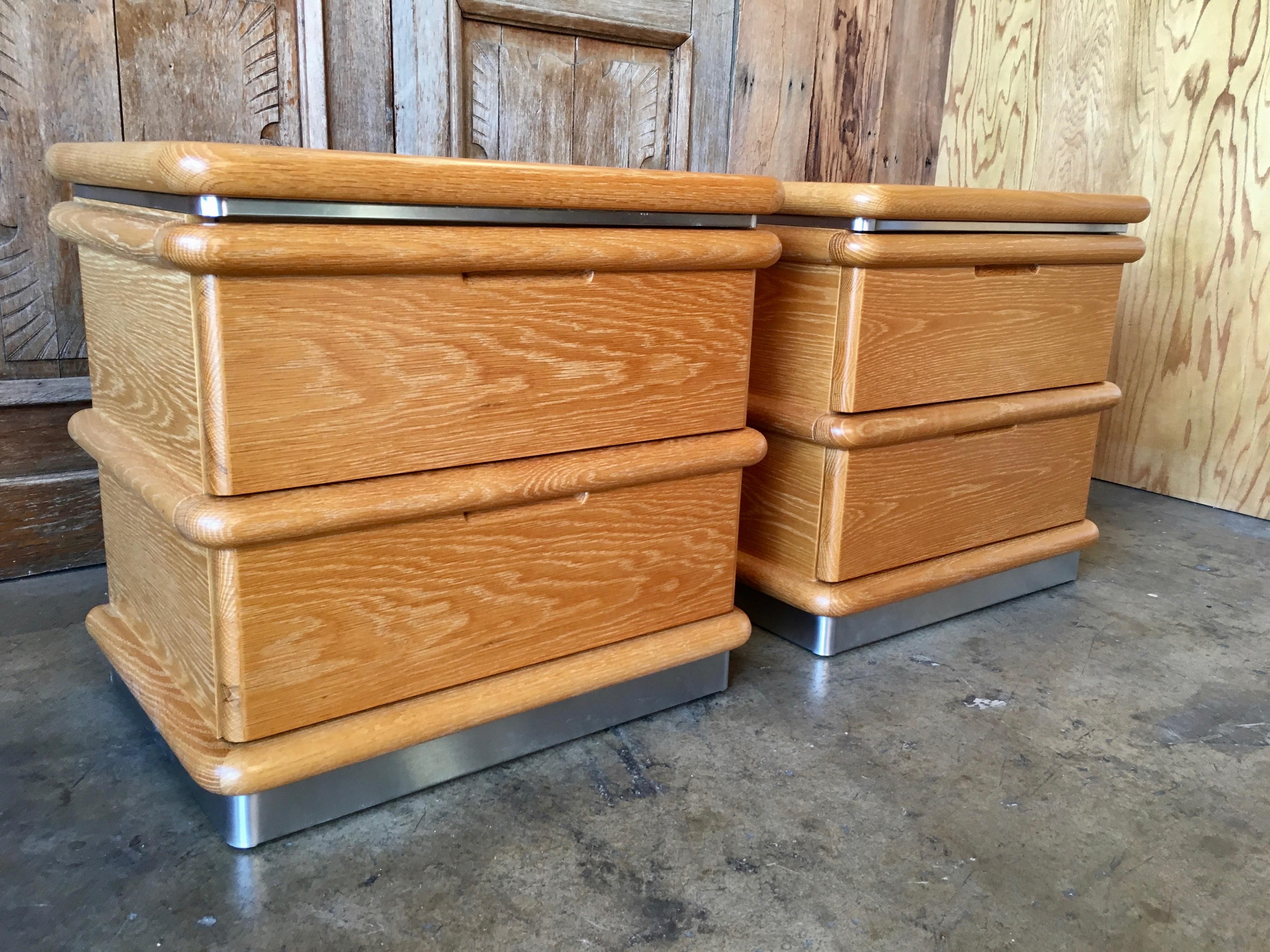 Jay Spectre Nightstands In Good Condition For Sale In Denton, TX