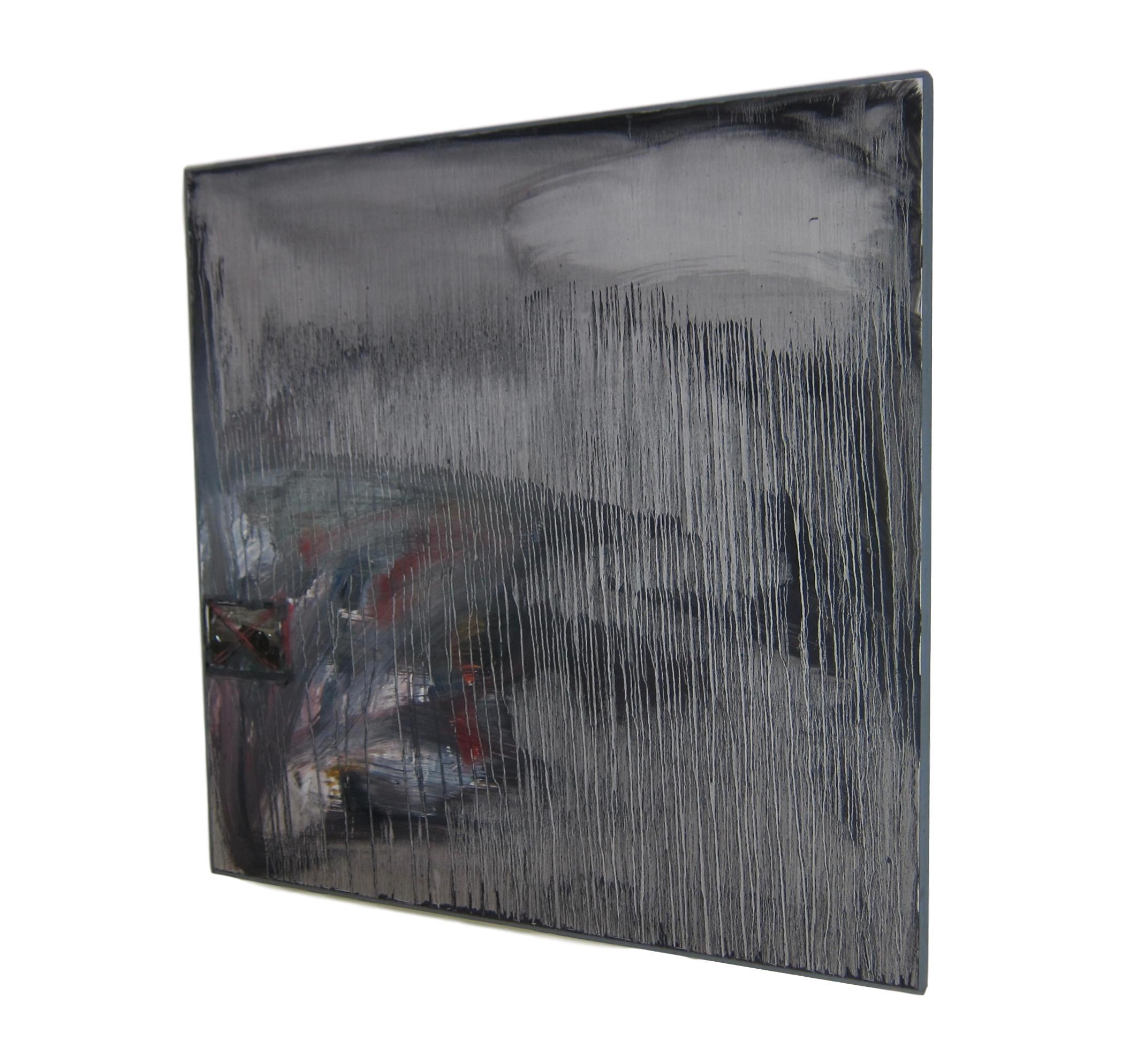 Large abstract painting by Northwest School artist Jay Steensma.
This work is from the artist's Drip Series which he created in 1993, the year before his death.
Jay Steensma (1941–1994) was an American artist sometimes described by reviewers as the
