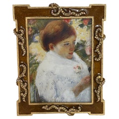 Jay Strongwater 2010 Bronze Swarovski Easel Photo Frame