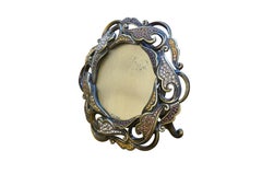 Cadre photo en cristal Swarovski Jay Strongwater Carmela Round Paisley