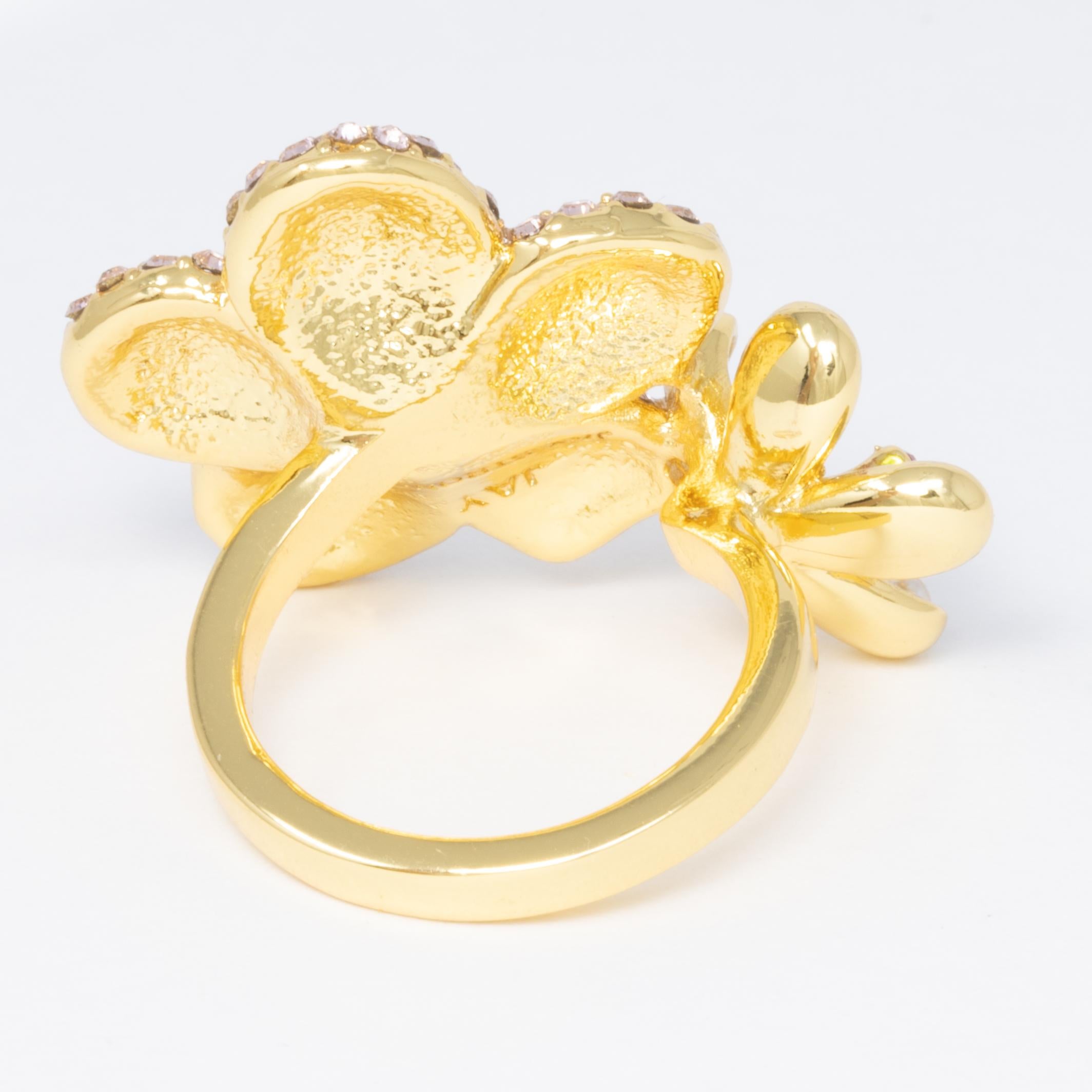 spring gold ring design
