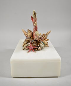Jay Strongwater Oceana Coral Reef Marble Box 2006 Grotto Collection