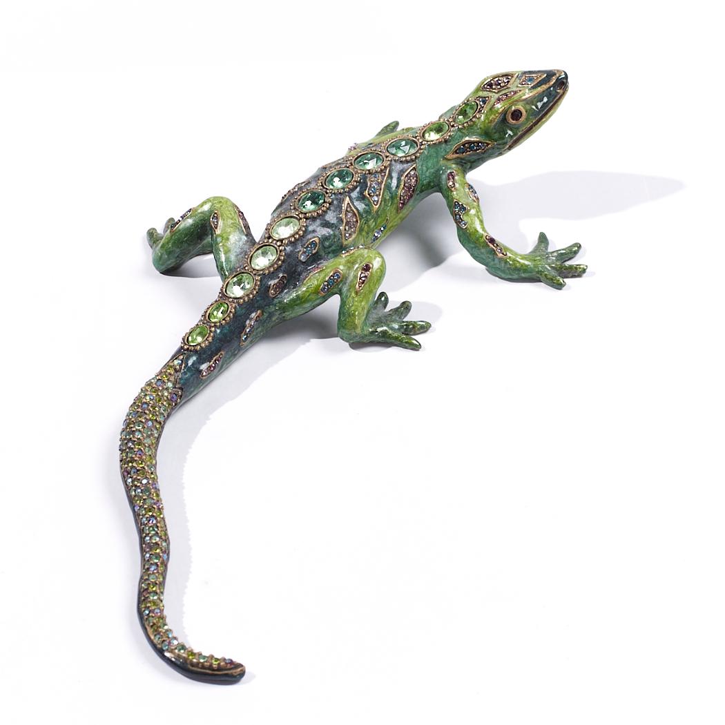 American Jay Strongwater Sawyer Salamander Figurine For Sale