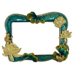 Jay Strongwater Vintage 7” by 5” Enamel Frame