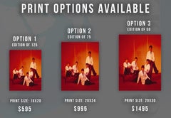 Dave Clark Five in Red Fine Art Print