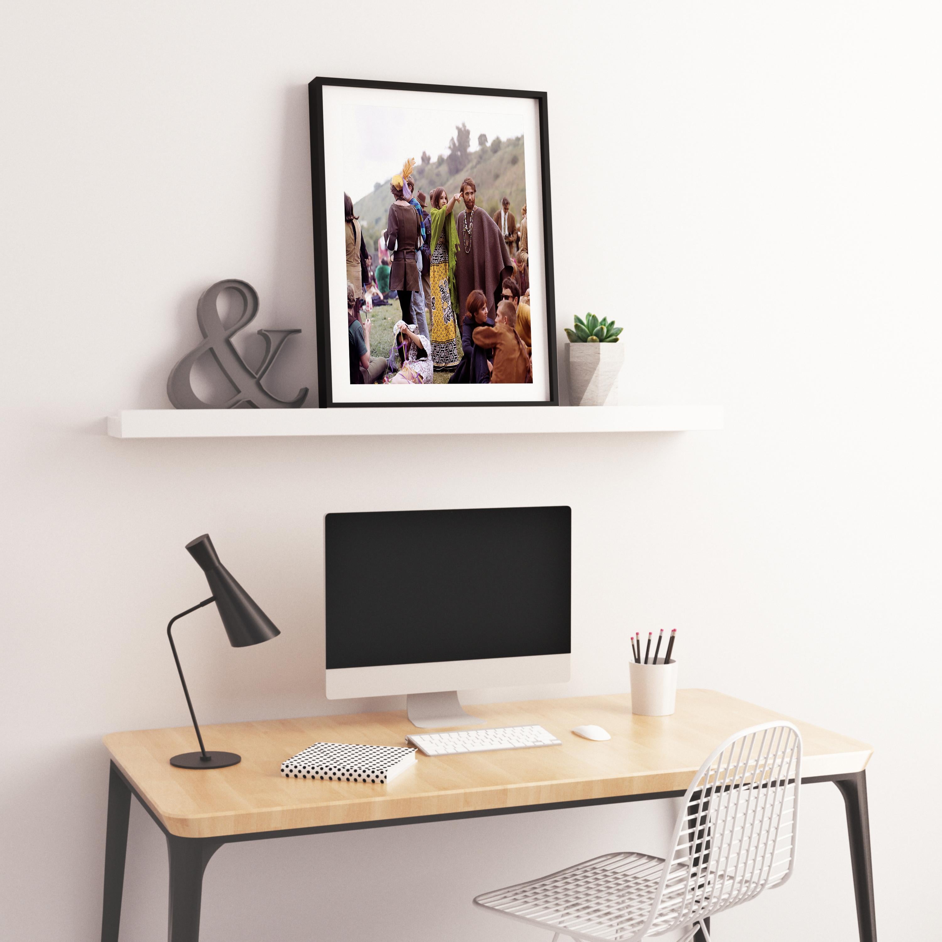 Hippie Counter-Culture Fine Art Print - Brown Portrait Photograph by Jay Thompson