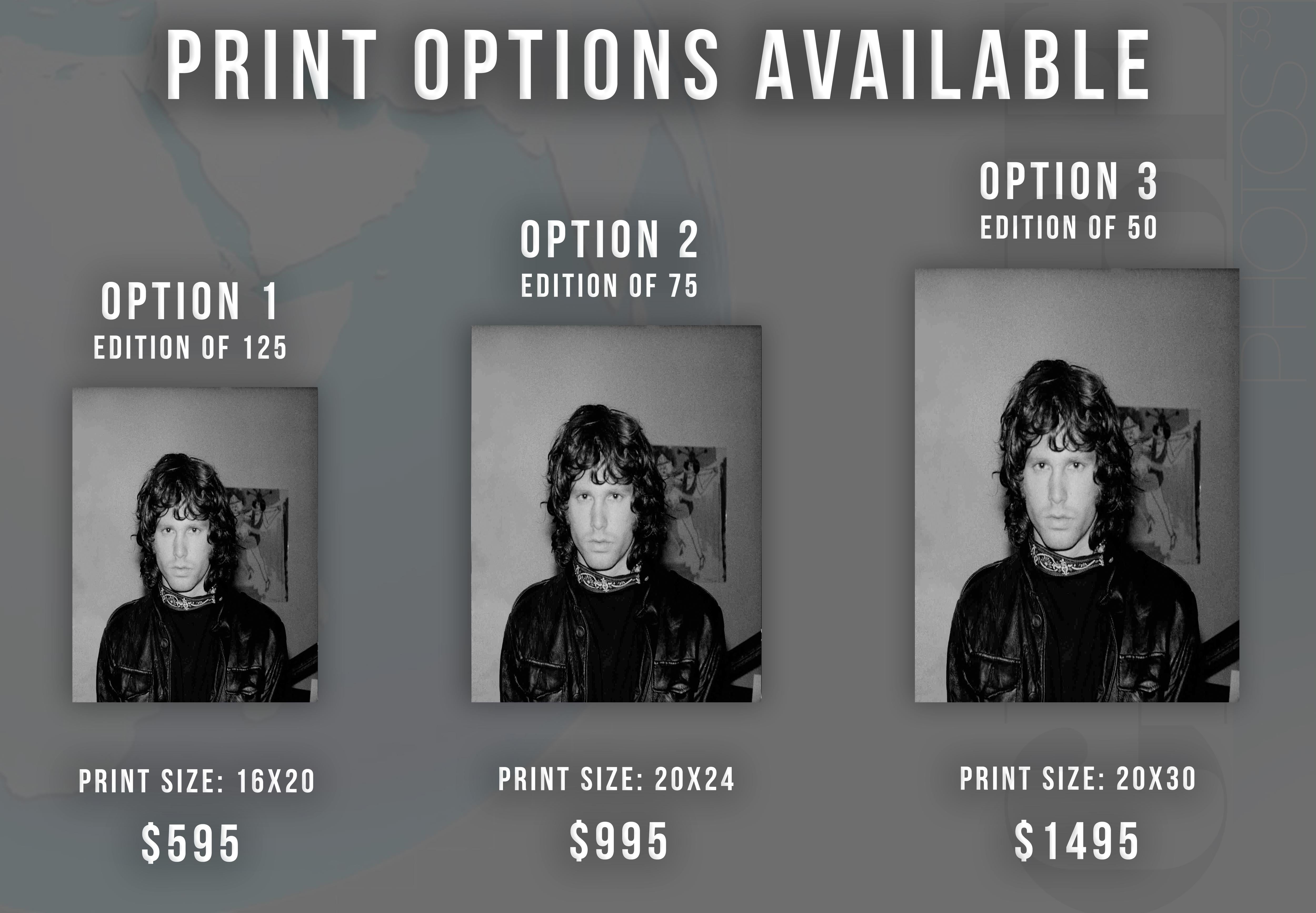 Jim Morrison Fine Art Print - Photograph by Jay Thompson