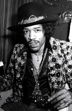Jimi Hendrix Candid Backstage Fine Art Print