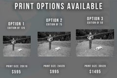 John Paul Jones of Led Zeppelin Playing Banjo Fine Art Print