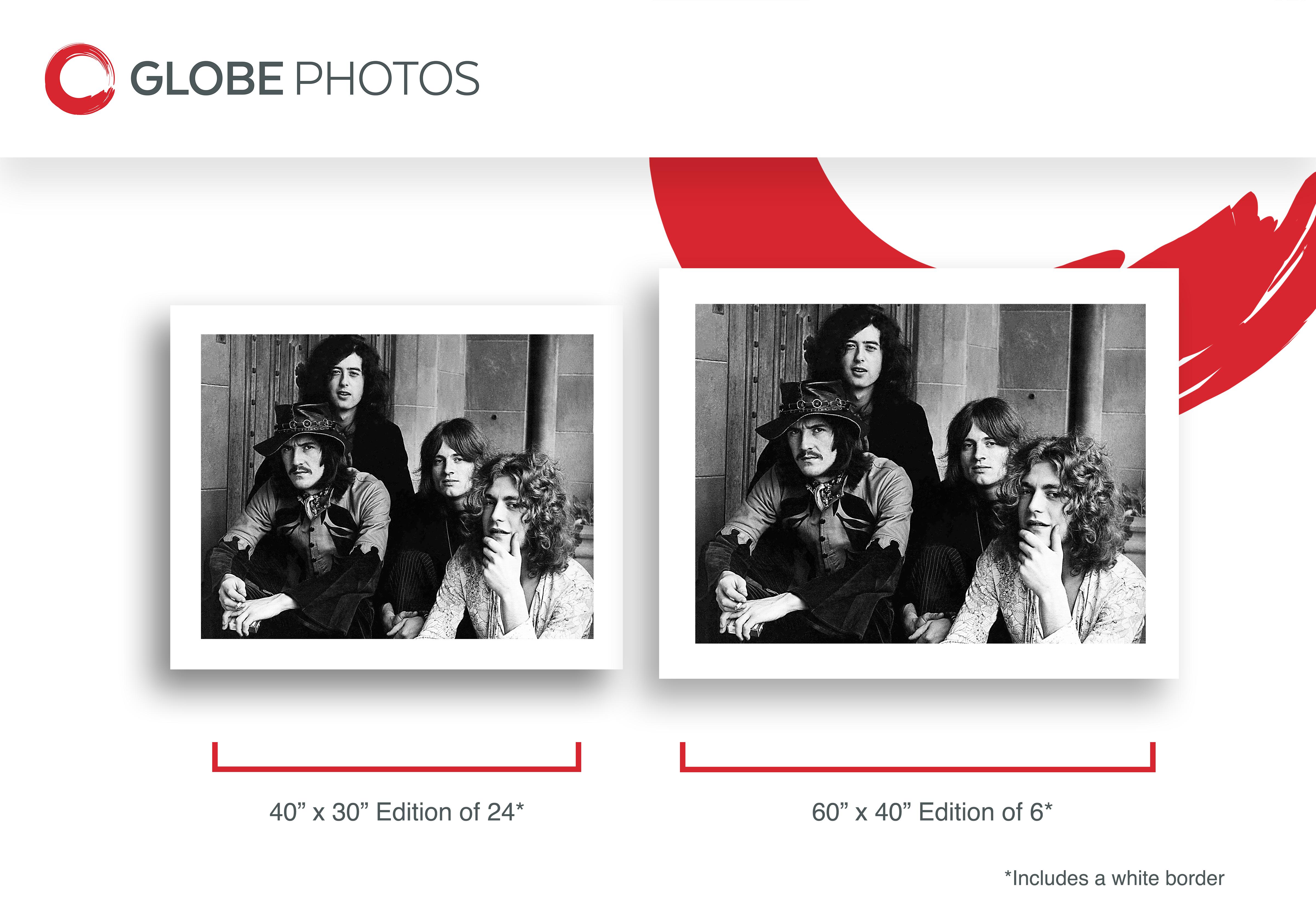 Led Zeppelin im Chateau Marmont (Schwarz), Black and White Photograph, von Jay Thompson