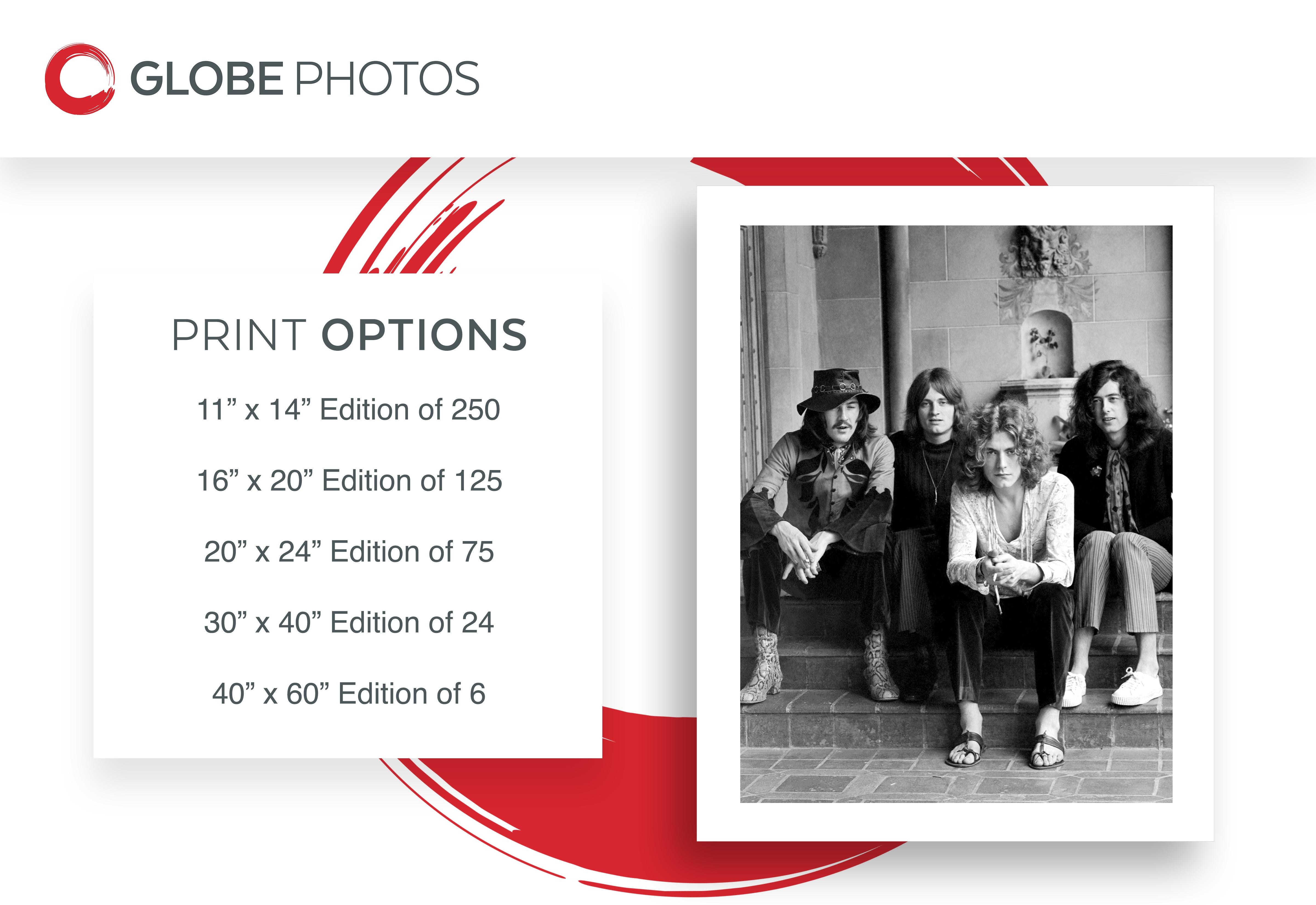 Led Zeppelin allo Chateau Marmont di Hollywood - Photograph di Jay Thompson