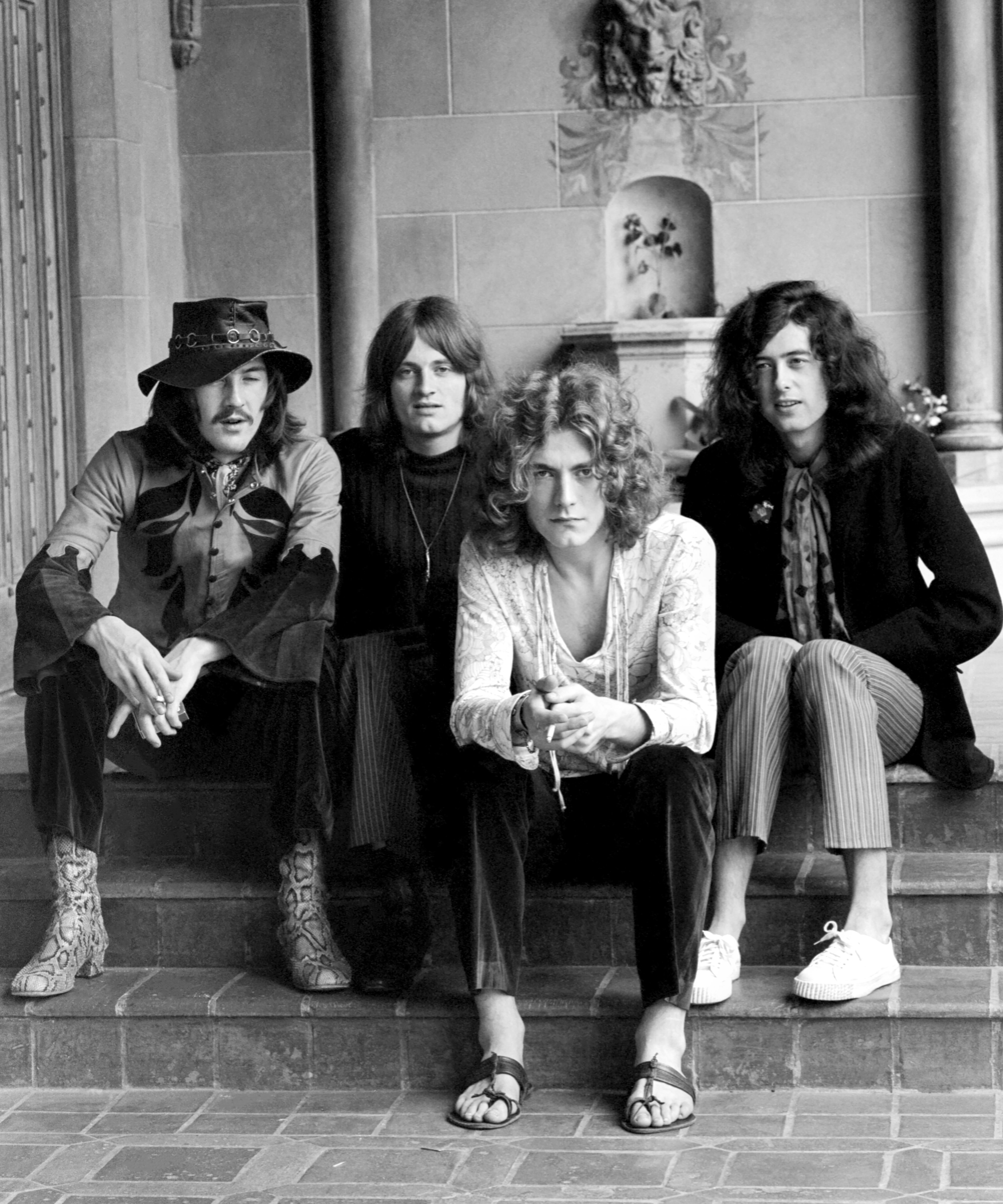 Jay Thompson Portrait Photograph - Led Zeppelin at Hollywood's Chateau Marmont