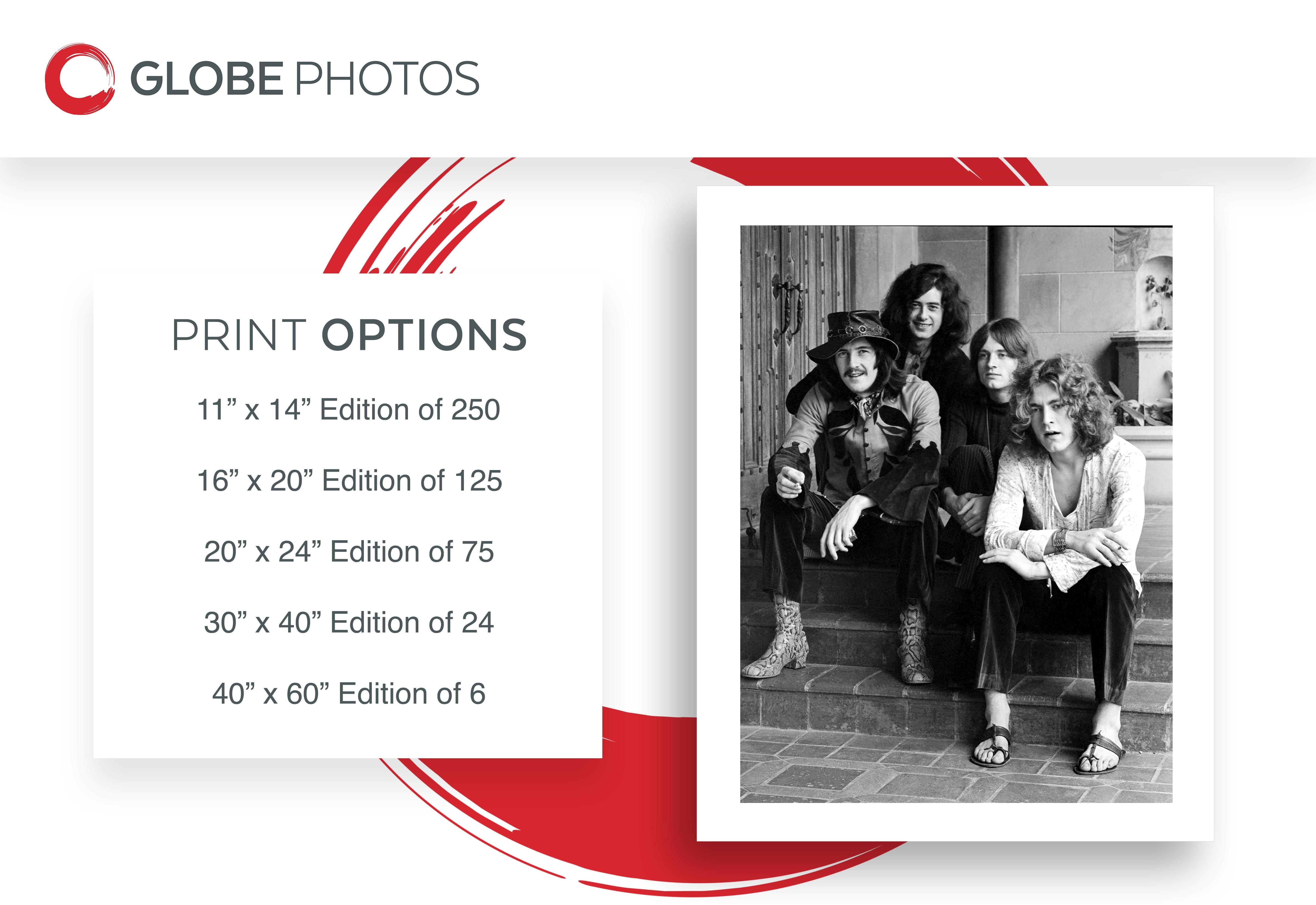 Led Zeppelin en el histórico Chateau Marmont - Photograph Contemporáneo de Jay Thompson