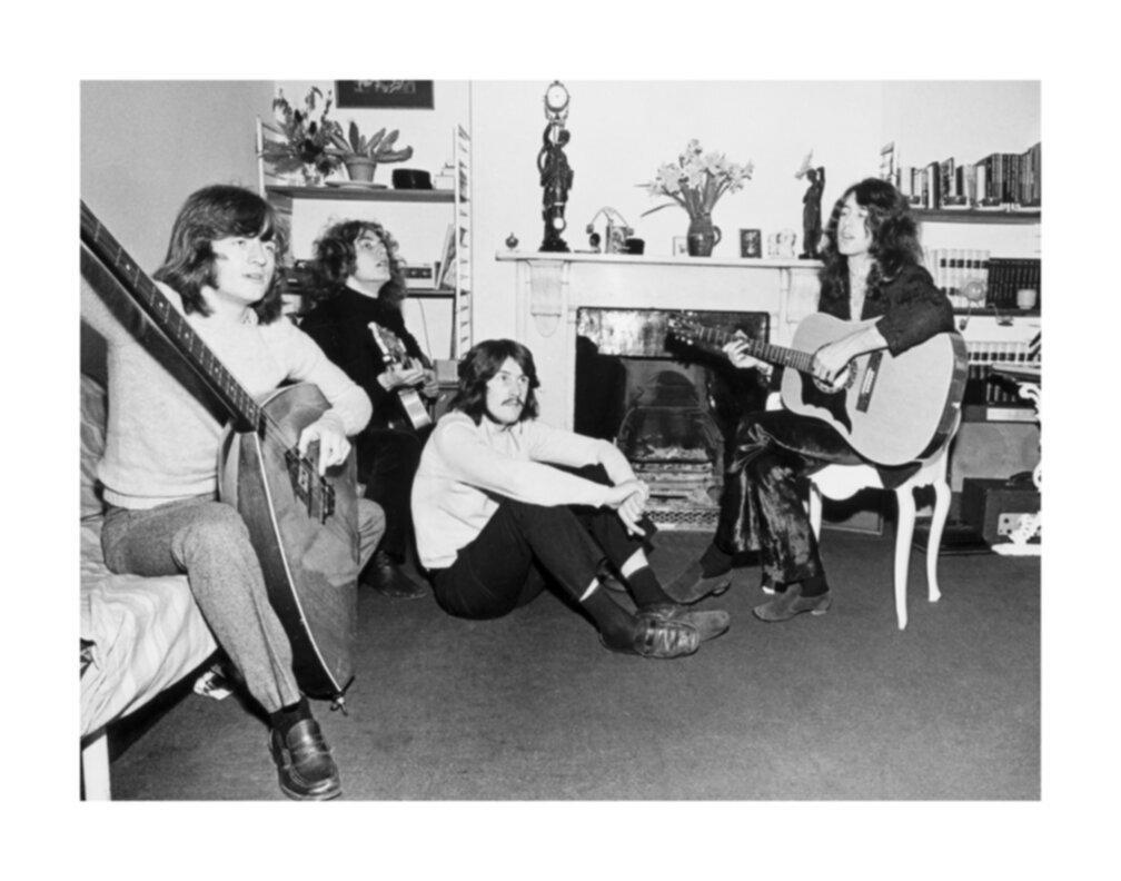 Jay Thompson Portrait Photograph - Led Zeppelin: Couch Rehearsal