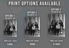 Led Zeppelin - Estampe d'art « Looking Right »