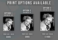 Phyllis Diller Quirky Portrait Fine Art Print