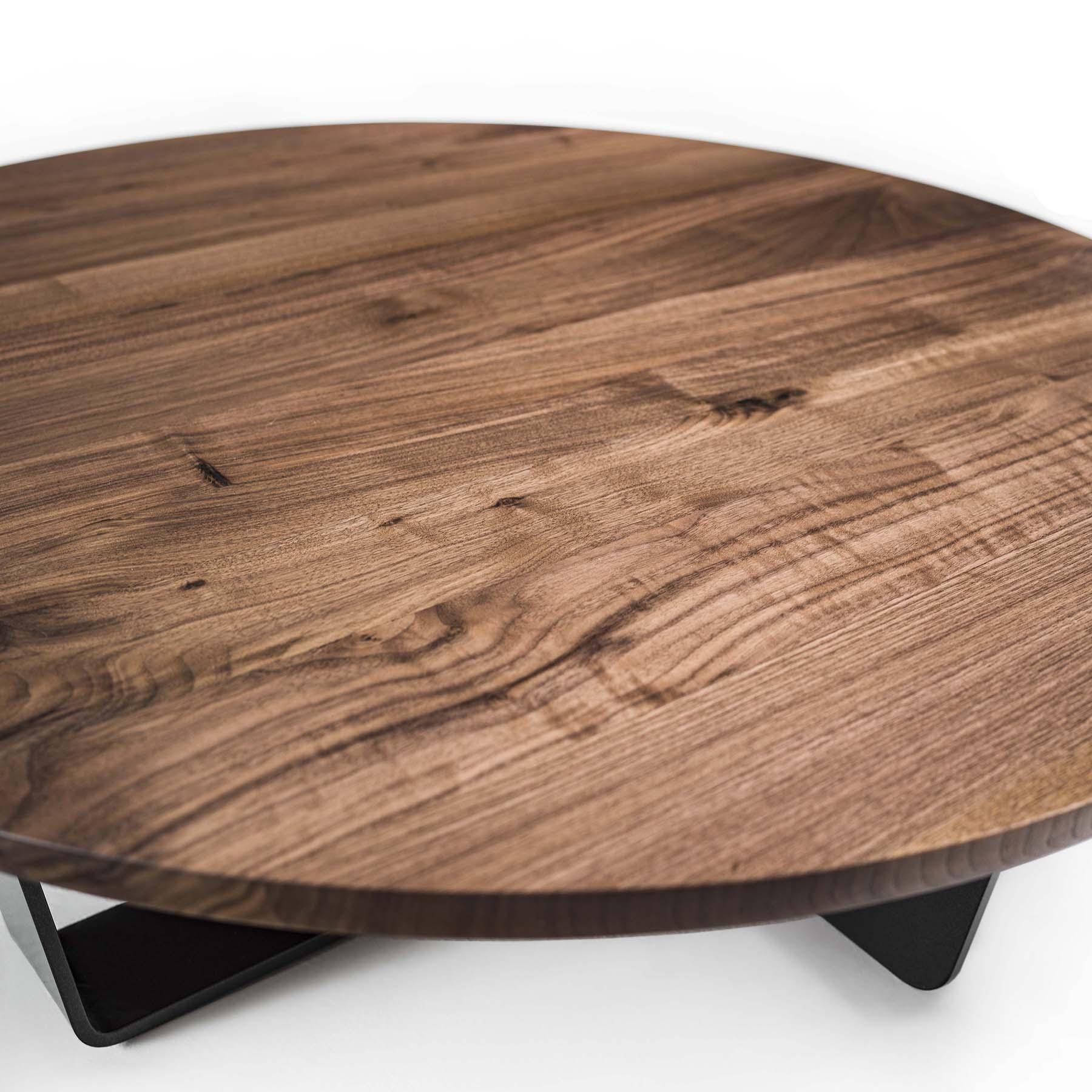 Hand-Crafted Jay Walnut Coffee Table For Sale