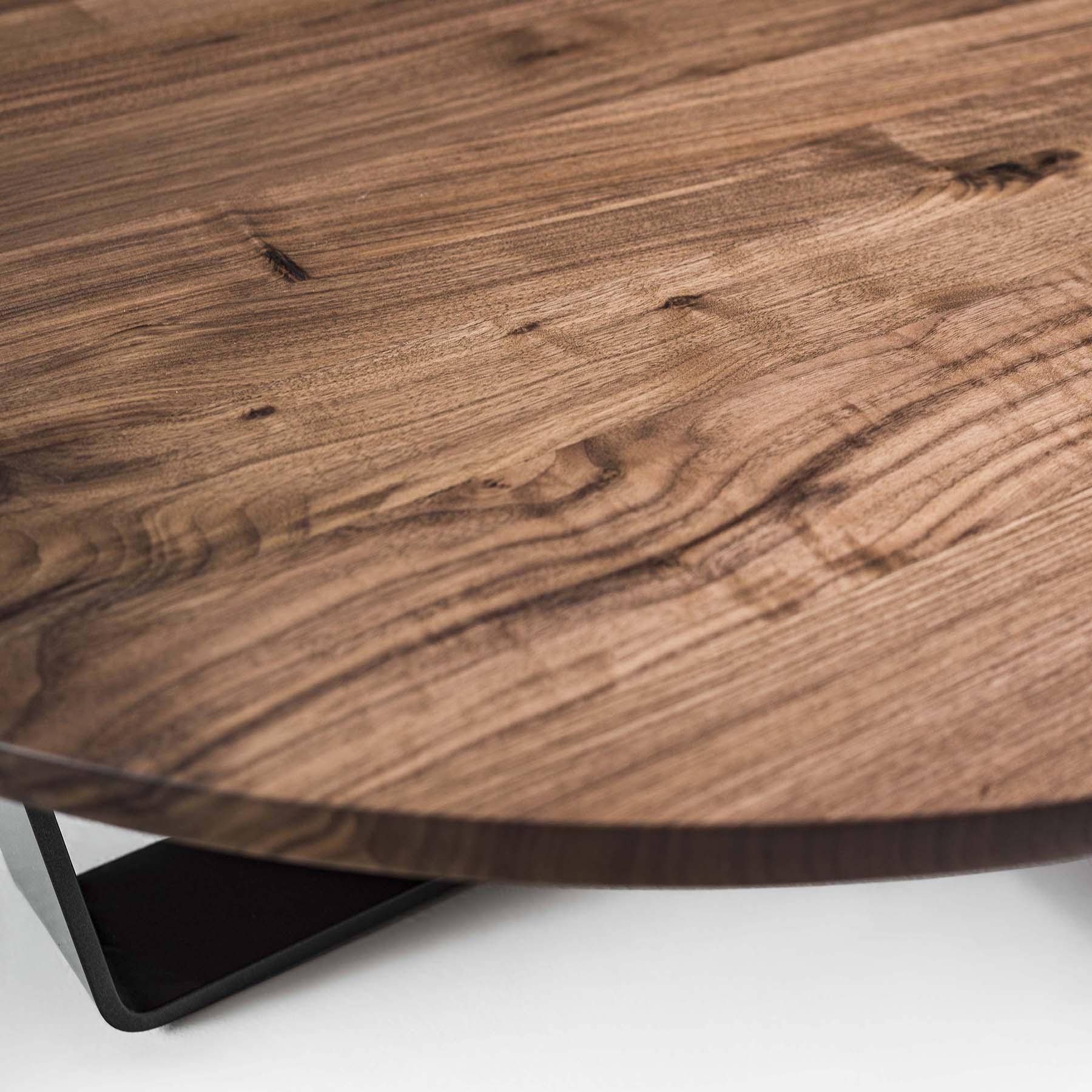 Contemporary Jay Walnut Coffee Table For Sale