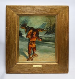 View of a Hunting Scene in Alaska by Jay Weaver