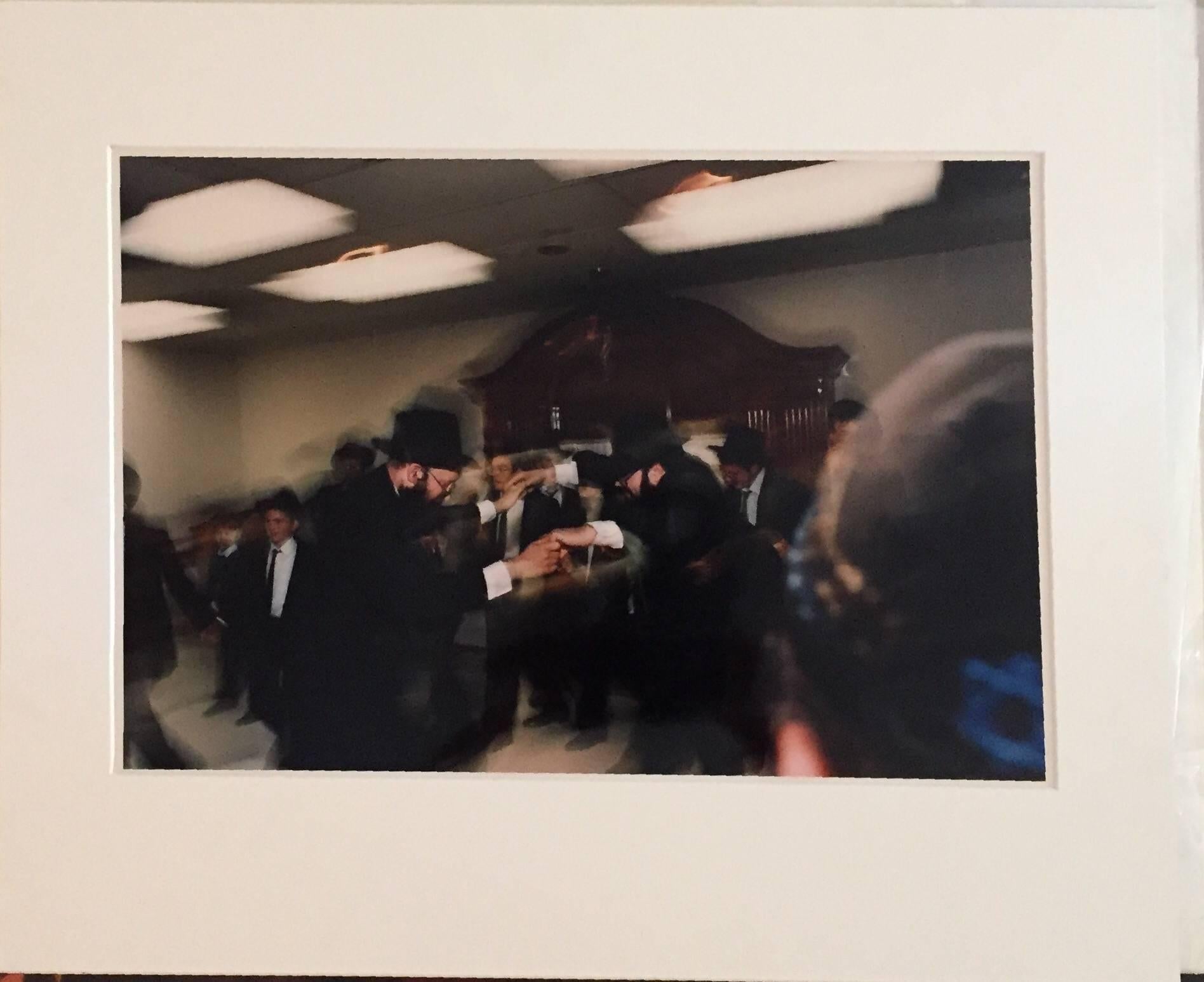 Men Dancing, Migdal Torah, Chicago - Photograph by Jay Wolke