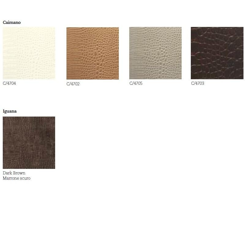 Jaya, Orsi, Mrs. Elise Som, Dining Table, Wengè, Brown Leather, Copper Bronze For Sale 6