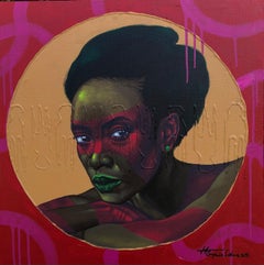 Su Mirada II - Siglo XXI, Contemporáneo, Retrato Figurativo, Mujer, Bella