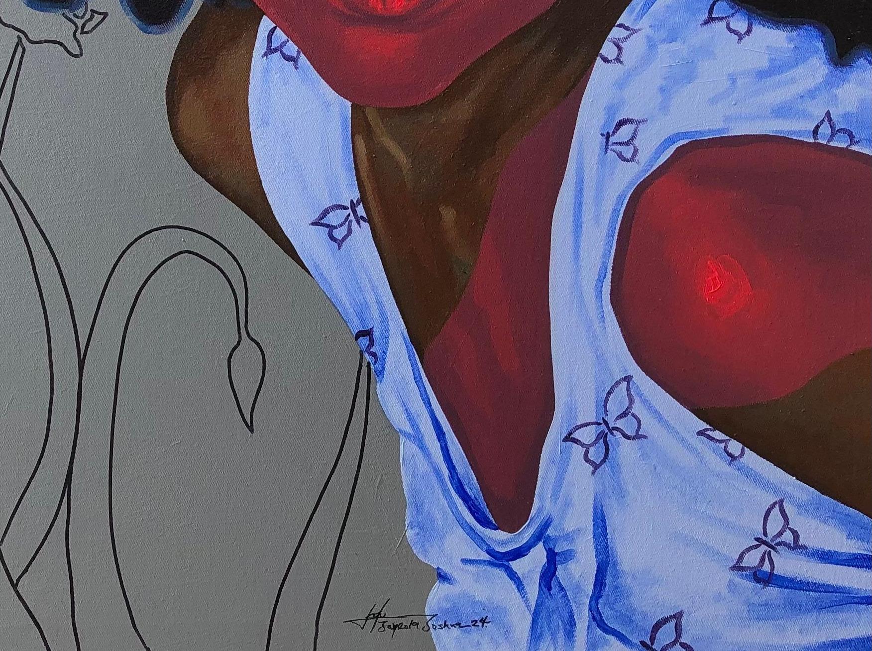 Untitled (Catch Them Young) - 21st Century Contemporary, Figurative, Children For Sale 1