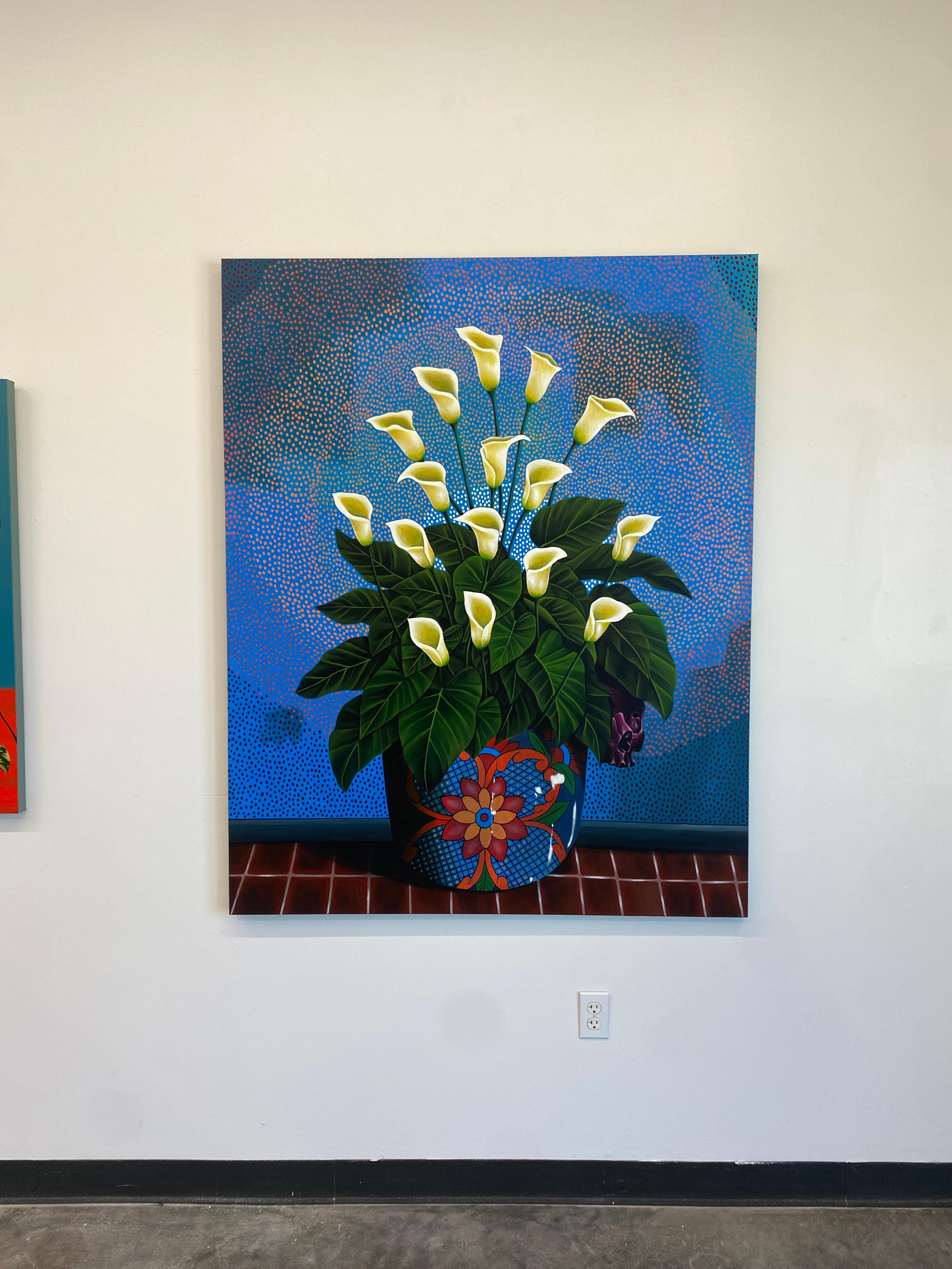 El resplandor de la vida, Pintura figurativa contemporánea, Figura humana - Painting de Jaylen Pigford