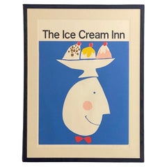 Vintage "The Ice-Cream Inn" Advertisement Poster by Jayme Odgers