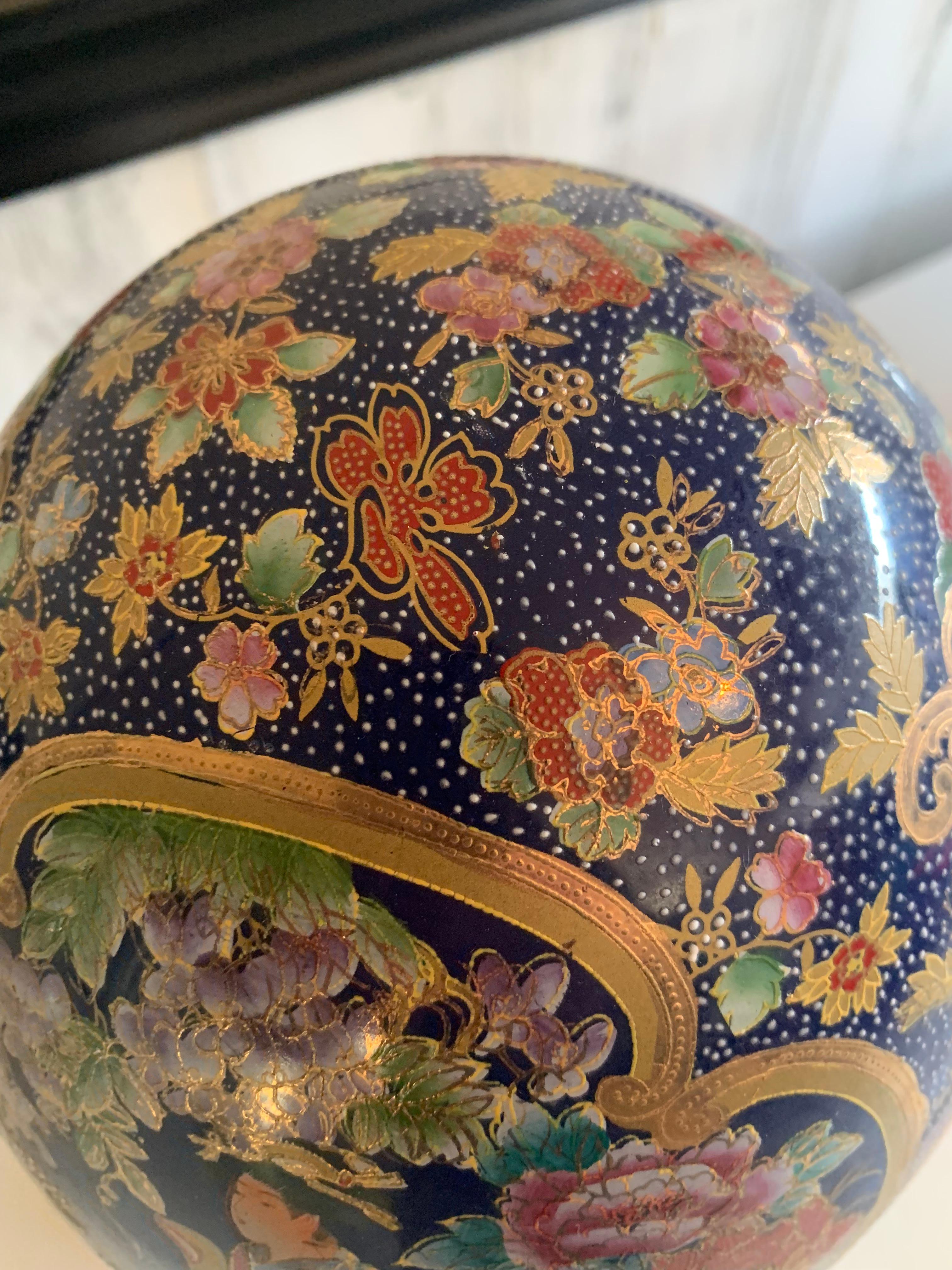20th Century Jaymee Collection of Paris Large Porcelain Egg For Sale