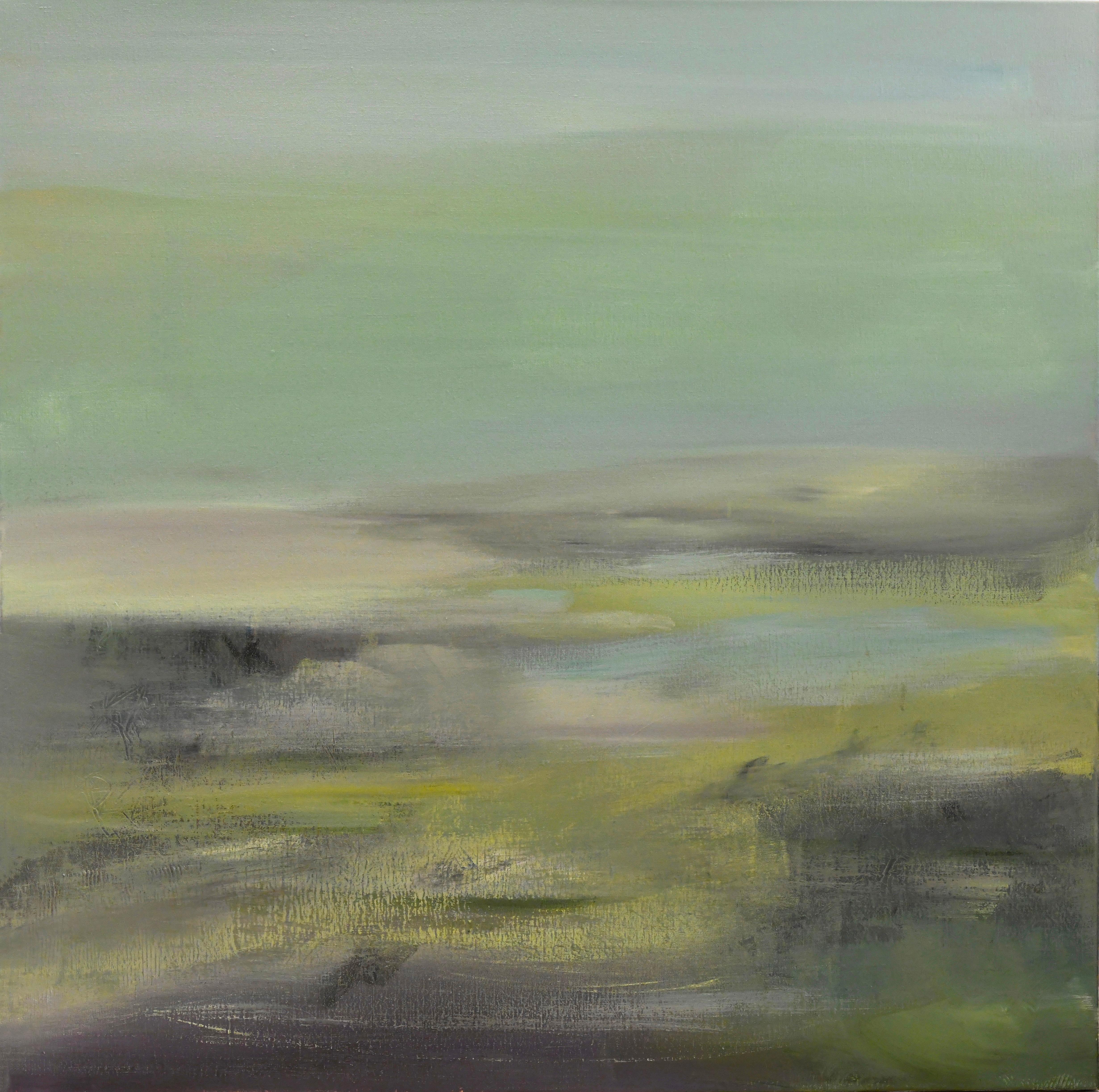 Walther’s layered abstracts explore how we balance our connection to the digital world with our connection to our inner selves and to nature. Her work is intended to take us on contemplative journeys of sorts by highlighting these realms.

The