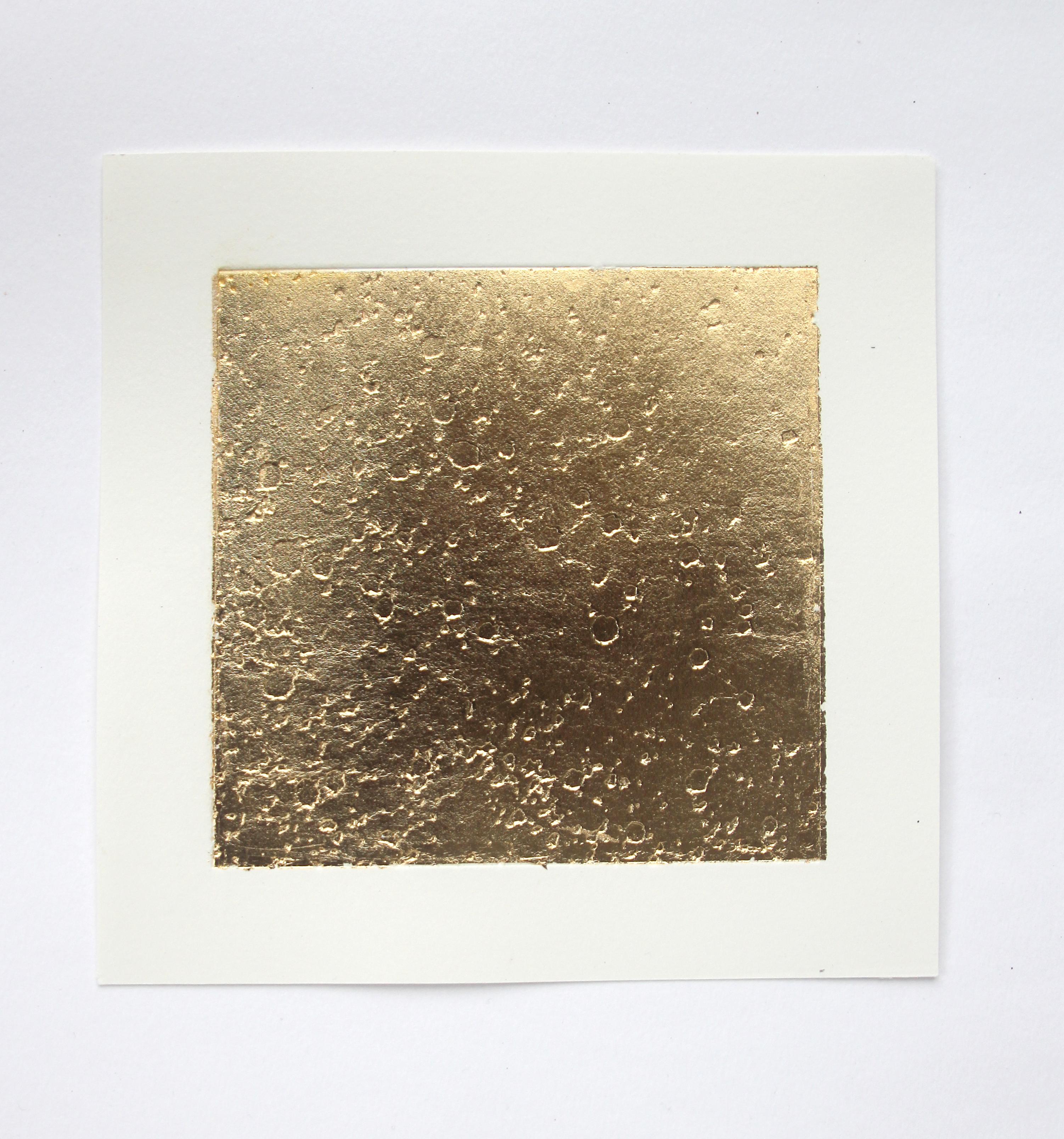 Joy is not made to be a Crumb (Gold): Bubbles in the Sand, Hand-Pulled Etching For Sale 2