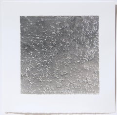 Joy is not made to be a Crumb (Silver): Bubbles in the Sand, Hand-Pulled Etching