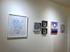 Equanimity #11, shredded New Yorker mag, envelopes, mixed media