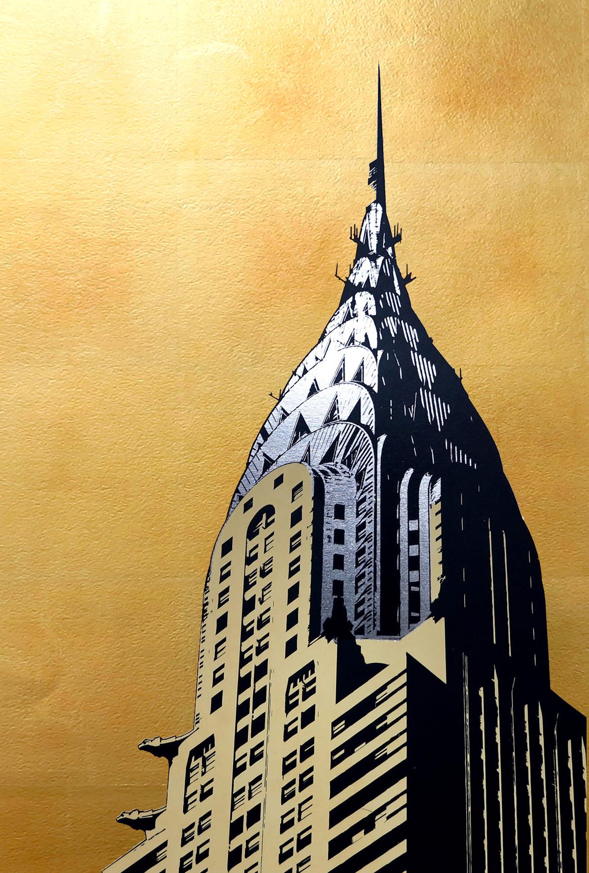 Díptico del Edificio Chrysler y el Empire State - Print de Jayson Lilley
