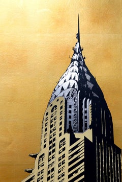 Chrysler Building and Empire State diptych