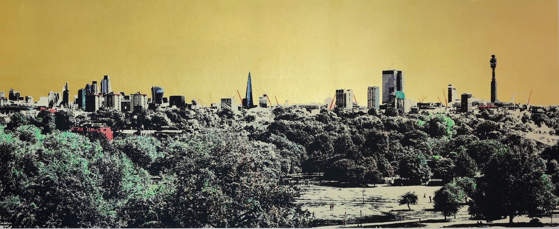From Primrose Hill, Limited Edition Cityscape Print, Contemporary London Art