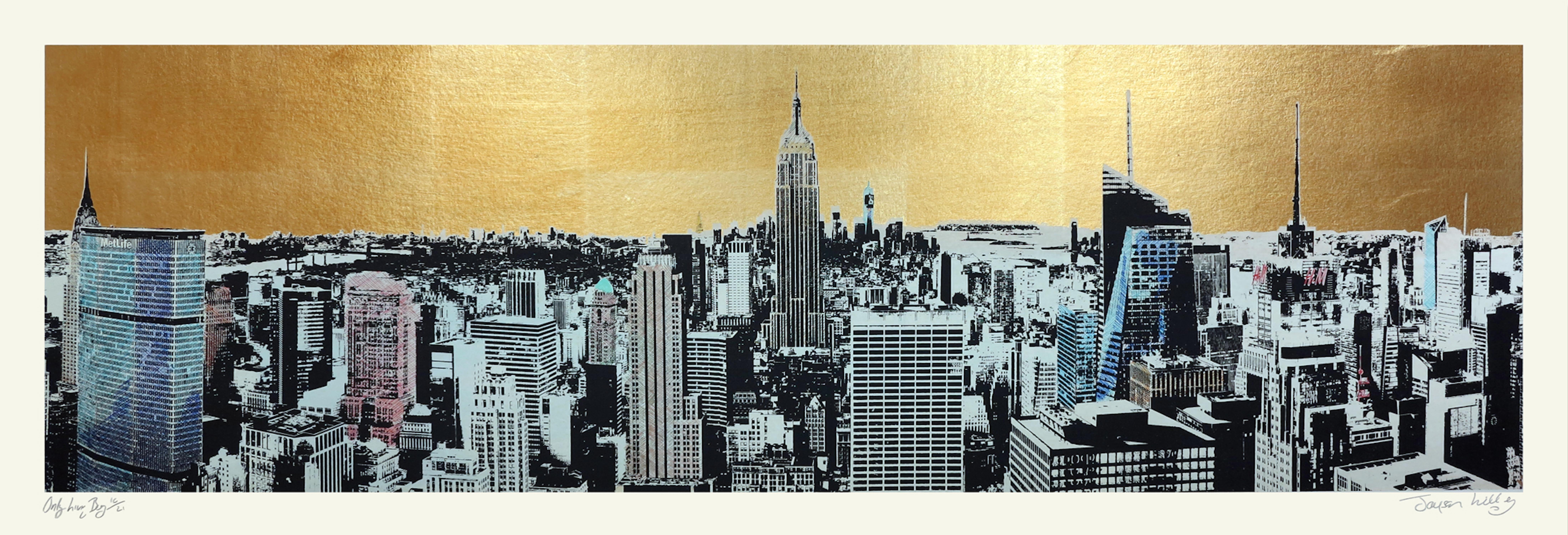 Jayson Lilley, Only Living Boy, New York Art, œuvre d'art contemporaine de paysage urbain