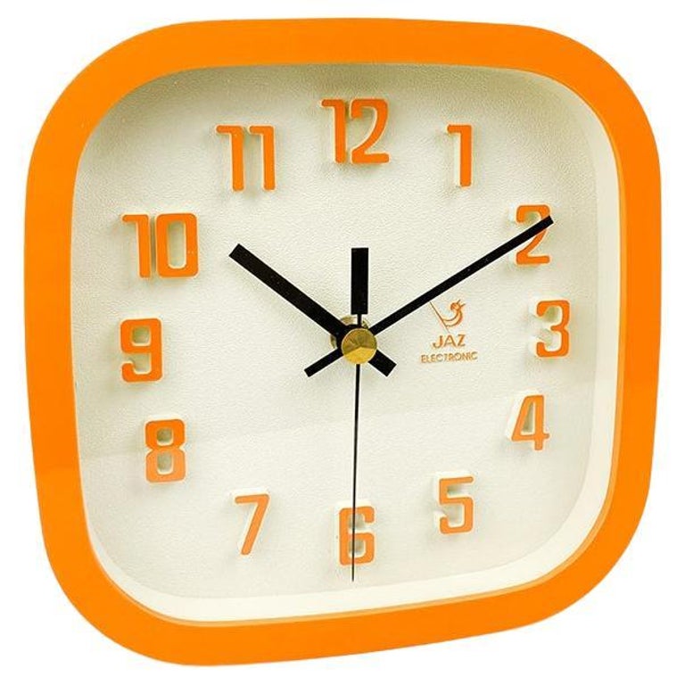 JAZ Wall Clock, 1970's at 1stDibs