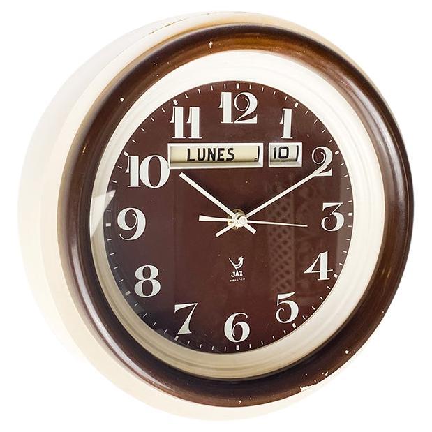 Jaz Wall Clock, 1970s For Sale at 1stDibs